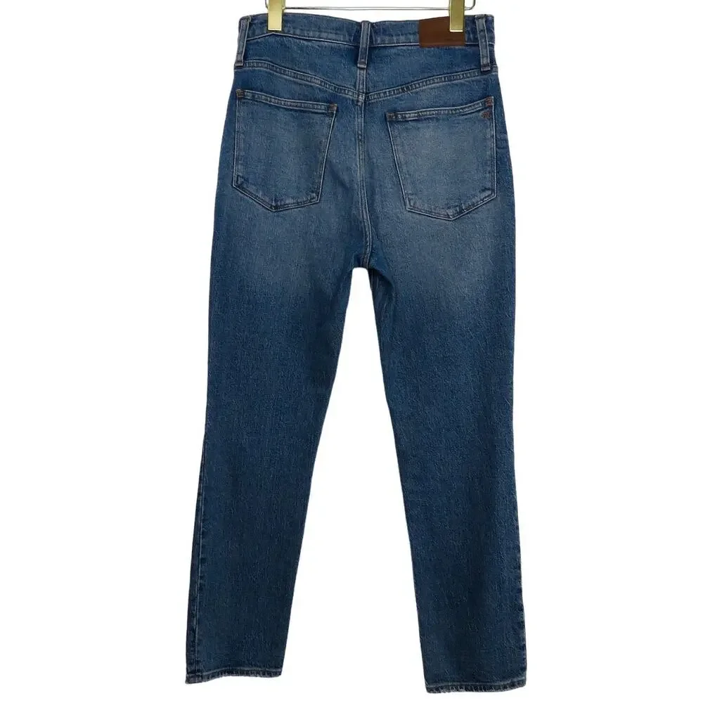 Madewell The High-Rise Slim Boy Jean Size 26 Skinny Straight Leg Jeans